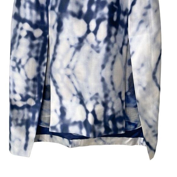 ADEAM Silk Tie-Dye Print Knee-Length Tent Dress Sz 2 - Picture 3 of 9